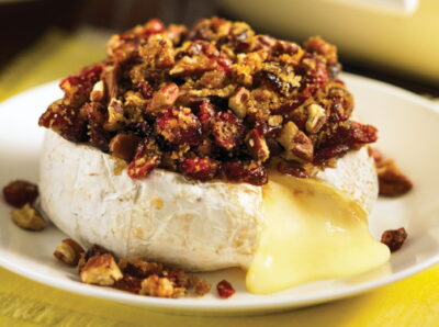 Baked Brie, a fantastic gourmet tasting hot appetizer.