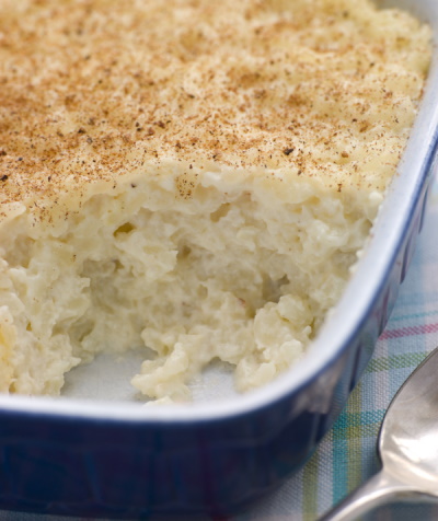 Baked rice pudding recipe