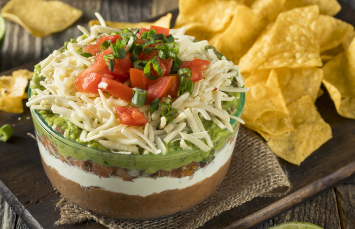 seven layer dip