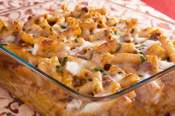 baked penne with sausage