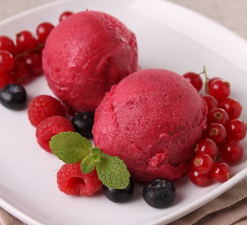 Fresh raspberry sherbet recipe
