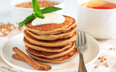 Whole grain healthy pancakes