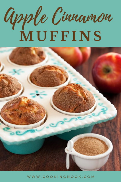 apple cinnamon muffins pinterest image