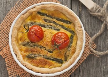 asparagus quiche