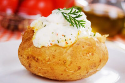Baked potatoes