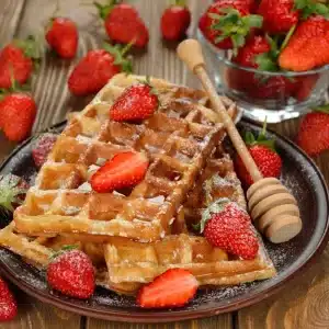 Belgian waffle recipe