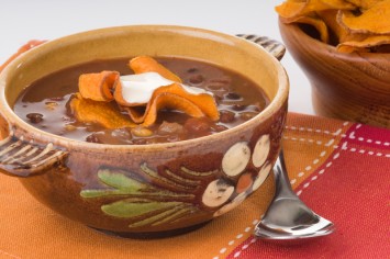Savory Black Bean Soup Recipe | Healthy Soup Recipes