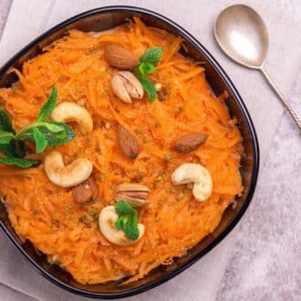 Indian carrot pudding