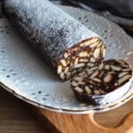 chocolate salami log