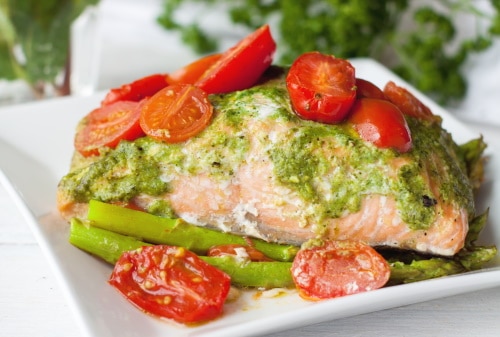 Baked Pesto Fish