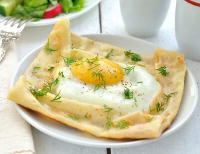 crepe egg cups