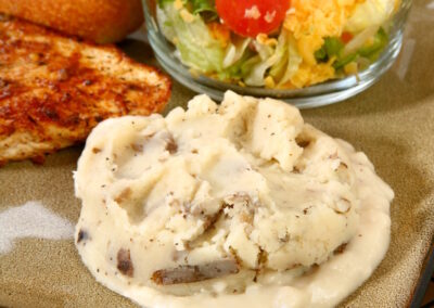 garlic mashed potatoes
