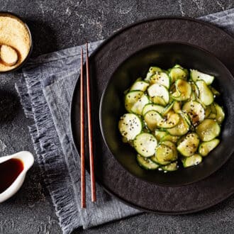 Soy and Ginger salad dressing.