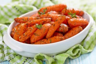 Orange Carrots with Dill
