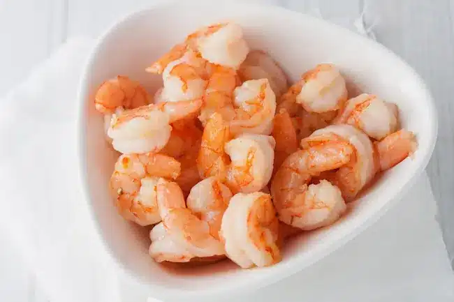cooked shrimp