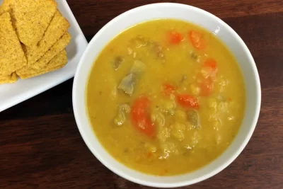 Crockpot split pea soup
