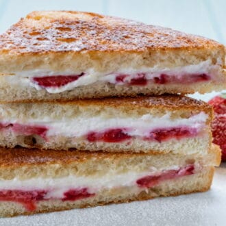 strawberry stuffed French toast image