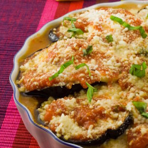Vegetable and eggplant parmigiana