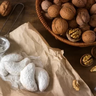walnut crescents